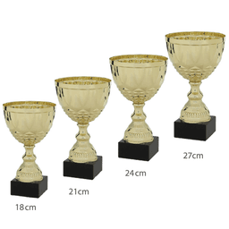 Športové poháre zlaté sada 4 ks - EZ84/4KUSY