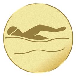Emblém plávanie na pohár a medailu - AL20/25